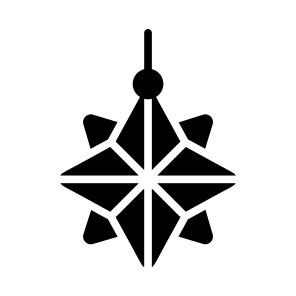 Ornament, Hanging, Decoration, Christmas, Star icon