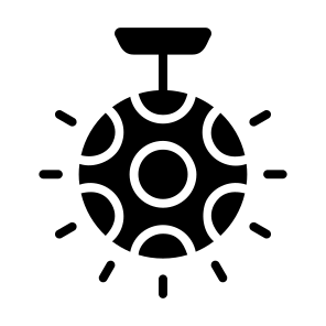 Pinata, Ball, Confetti, Ornament, Decoration icon