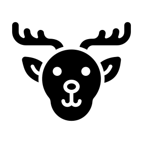 Reindeer, Deer, Stag, Animal, Creature icon