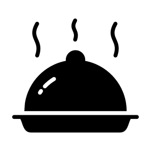 Serving, Cloche, Dish, Platter, Lid icon