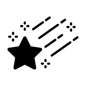 Shooting, Falling, Star, Wish, Nature icon