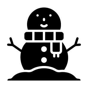Snowman, Statue, Sculpture, Play, Winter icon