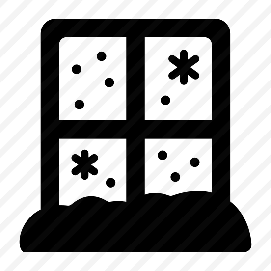 Window, Blazing, Interior, Snowfall, Flakes preview