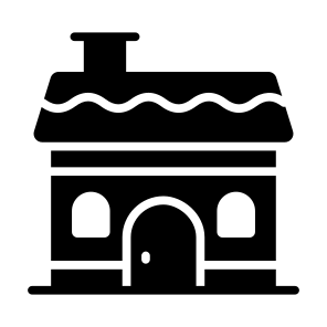 Winter, House, Home, Residence, Estate icon