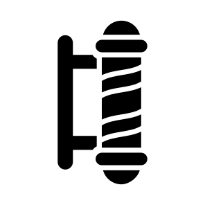 Barber, Pole, Sign, Salon, Signage icon