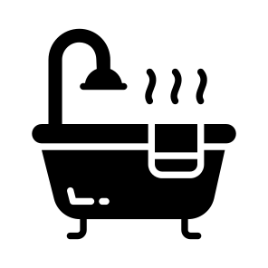 Bathtub, Tub, Shower, Lavatory, Spa icon