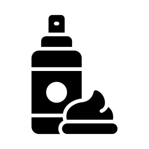 Beauty, Salon, Shaving, Foam, Cream icon