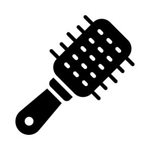 Hairbrush, Brush, Detangling, Styling, Bristles icon