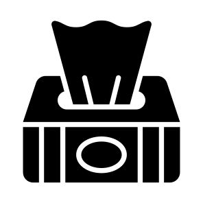 Tissue, Box, Wipes, Napkin, Holder icon