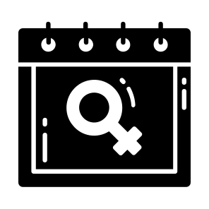 Calendar, Empowerment, Women Day, Feminism, Schedule icon