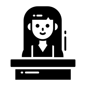 Conference, Speech, Debates, Women, Dais, icon