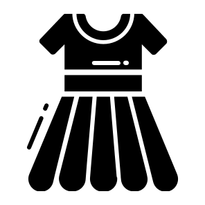 Dress, Frock, Feminine, Fashion, Cloth, icon