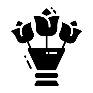 Flowers, Bouquet, Floral, Blossom, Women, Day, icon