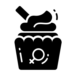 Ice Cream, Desert, Sweat, Gender, Women Day, icon