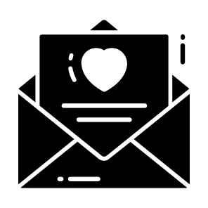 Love, Letter, Heart, Message, Mail, icon