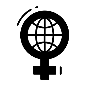 Women Day, Worldwide, Feminine, Gender, Vindication icon