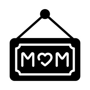 Board, Mom, Signboard, Sign, Signage icon
