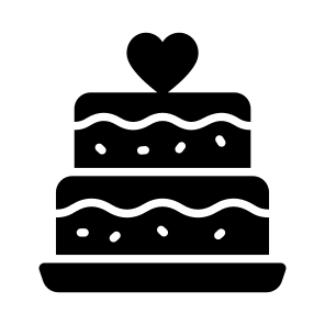 Cake, Sweet, Dessert, Confectionery, Bakery,,, icon