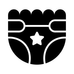 Diaper, Panty, Nappy, Hygiene, Apparel icon