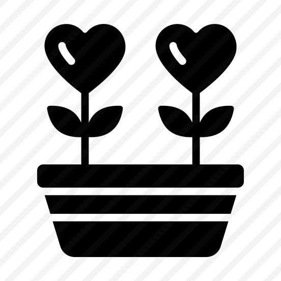 Love, Hearts, Plant, Pot, Houseplant preview