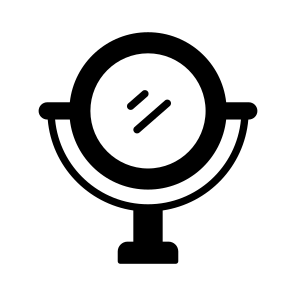 Mirror, Reflector, Tool, Beauty, Vanity icon