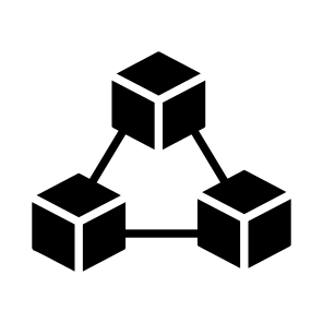 Blockchain, Network, Connection, Link, Nft icon