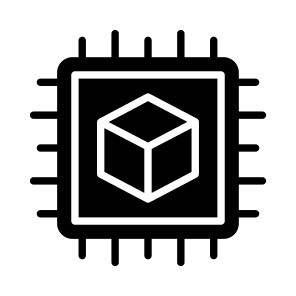 Chip, Microchip, Microprocessor, Modelling, Simulation icon