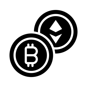 Crypto, Cryptocurrencies, Bitcoin, Money, Finance icon