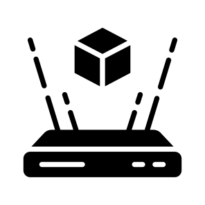D, Modelling, Cube, Hologram, Simulation icon