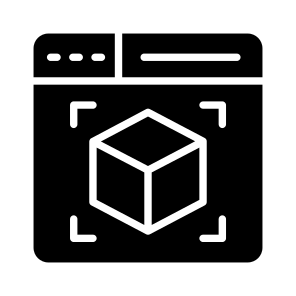 D, Modelling, Model, Cube, Rendering icon