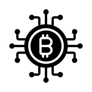 Digital, Crypto, Cryptocurrency, Bitcoin, Money icon
