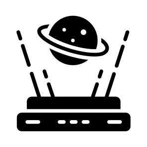 Hologram, Orbit, Planetary, Space, Astrology icon
