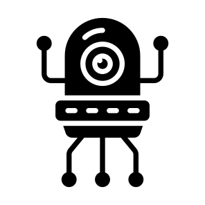Nanorobot, Bot, Robot, Technology, Ai icon