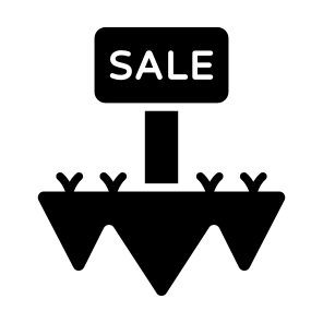 Sale, Area, Simulation, Immersive, Land icon