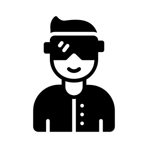 Vr, Person, Experience, Virtual, Digital icon