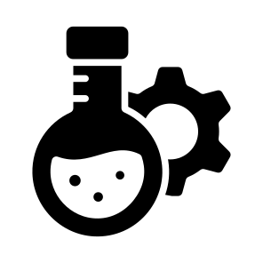 Biotechnology, Bioengineering, Flask, Lab, Chemistry icon