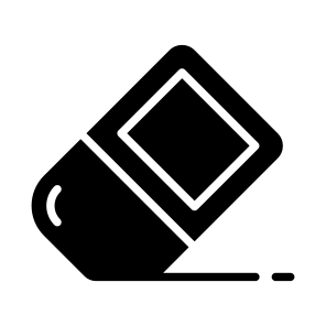 Eraser, Rubber, Remover, Stationery, School Supply icon