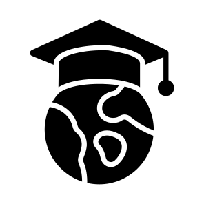 Global Education, Graduation, Scholarship, International Study, Foreign Study icon