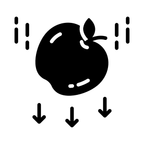 Gravity, Experiment, Force, Apple, Physics icon