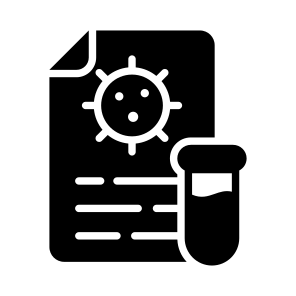 Lab Report, Lab Document, Paper, Testing, Lab icon