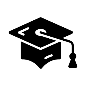 Mortarboard, Graduation, Degree, Qualification, Scholarship icon