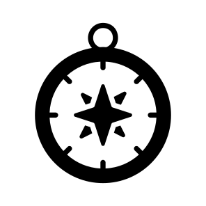 Orientation, Compass, Directional, Indicator, Navigator icon