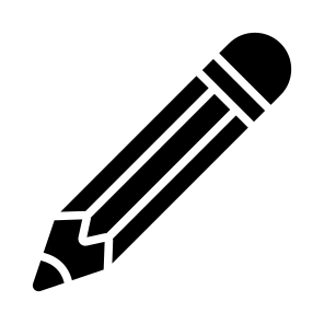 Pencil, Lead, Writing, Drawing, Sketching icon