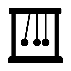 Pendulum, Momentum, Physics, Science, Practical icon
