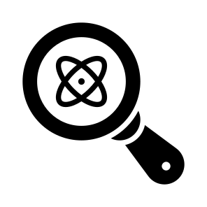 Scientific Research, Finding, Searching, Science, Physics icon