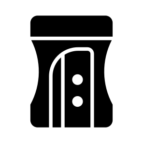 Sharpener, Shaver, Blade, Stationery, School Supply icon