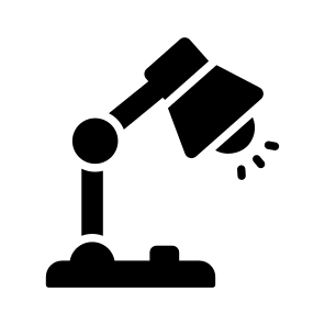 Study Lamp, Light, Adjustable Lamp, Illumination, Desk Lamp icon