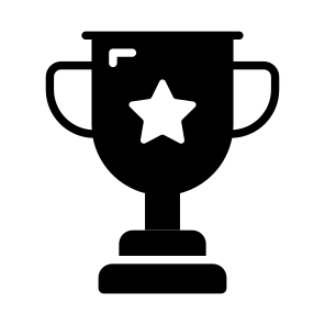 Trophy, Award, Reward, Prize, Achievement icon