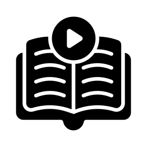 Video Course, Lesson, Tutorial, Book, Education icon