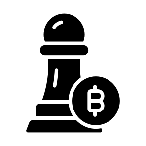 Strategy, Scheme, Approach, Bitcoin, Crypto icon